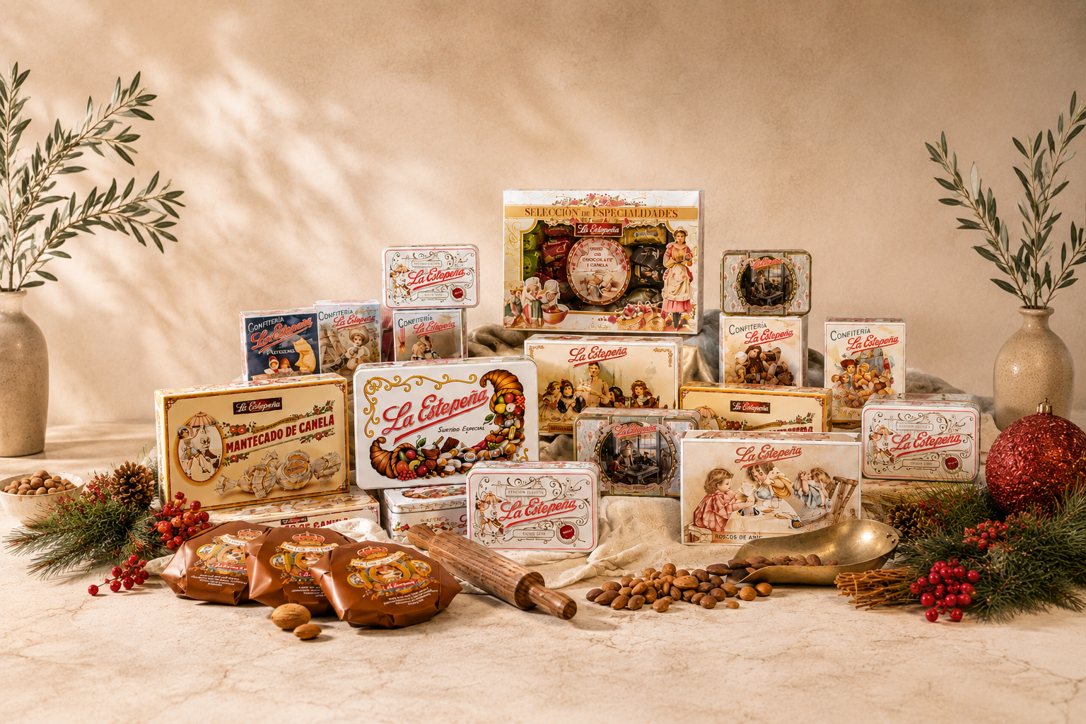 Bodegón de productos La Estepeña